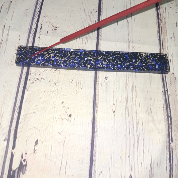 Incense Burner Tray This Listing is for the White Sparkly/Glitter Tray - Picture 4 of 5